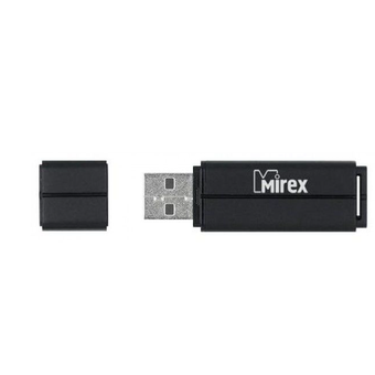  USB-флешка Mirex 13600-FMULBK64 Line 64GB, USB 2.0, черный 