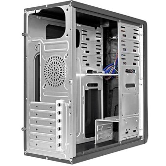 Корпус ExeGate CP-603UB Black EX283214RUS ATX, без БП, 2xUSB+2xUSB3.0, Audio, замок блокировки кнопки питания 