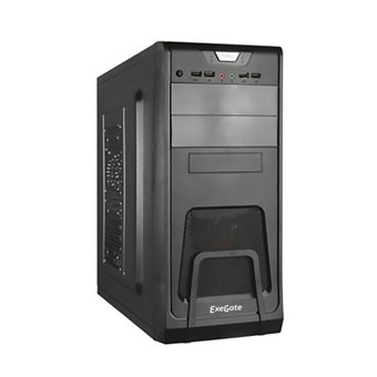  Корпус ExeGate CP-603 Black EX278394RUS ATX, без БП, 2xUSB+2xUSB3.0, Audio 