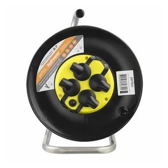  Удлинитель катушка без заземления Perfeo Ru Power PF-B4674 30м 4гн с т/з 10А ПВС 2х1 IP44 (РБК16) 