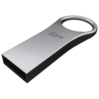  USB-флешка Silicon Power SP064GBUF2F80V1S Firma F80 64Gb, USB 2.0, серебро, металл 