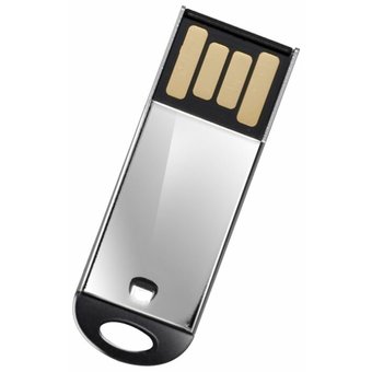  USB-флешка Silicon Power 8Gb Touch 830, USB 2.0, Нерж сталь (SP008GBUF2830V1S) 