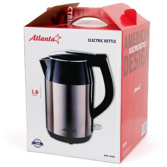  Чайник ATLANTA ATH-2446 Black 