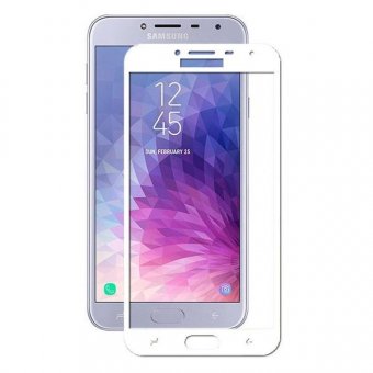  Защитное стекло 5D Full Glass клеится на полный экран, для Samsung J4 (2018) белый 