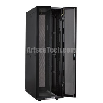  Шкаф серверный ITK LINEA S LS05-42U81-PP-2 19" 42U 800х1000мм перф. передняя и задняя двери черный (место 2 из 3) 
