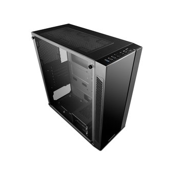  Корпус Deepcool Matrexx 55 без БП, большое боковое окно, LED strip спереди, черный, ATX 