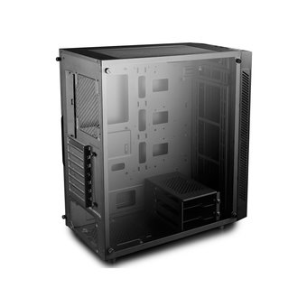  Корпус Deepcool Matrexx 55 без БП, большое боковое окно, LED strip спереди, черный, ATX 