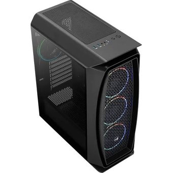  Корпус Aerocool Aero One Eclipse-G-BK-v1 черный без БП 