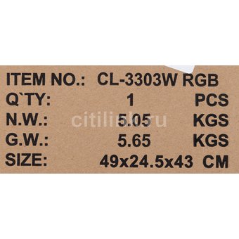  Корпус Formula CL-3303W RGB белый без БП ATX 6x120mm 2xUSB2.0 1xUSB3.0 audio bott PSU 