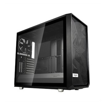  Корпус Fractal Design Meshify S2 - TG (FD-CA-MESH-S2-BKO-TGL) E-ATX, mid tower, light tint tempered glass side panel 3x140mm fans inc. 