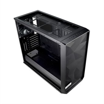  Корпус Fractal Design Meshify S2 - TG (FD-CA-MESH-S2-BKO-TGL) E-ATX, mid tower, light tint tempered glass side panel 3x140mm fans inc. 