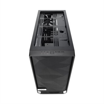  Корпус Fractal Design Meshify S2 - TG (FD-CA-MESH-S2-BKO-TGL) E-ATX, mid tower, light tint tempered glass side panel 3x140mm fans inc. 