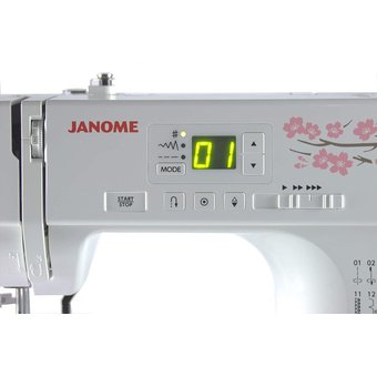  Швейная машина Janome 1030 MX белый/цветы 