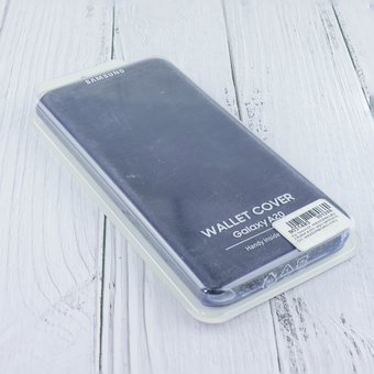  УЦ Чехол EF-WA205PBEGRU (Wallet A205 чёр) SAMSUNG (EF-WA205PBEGRU) (ПУ) 