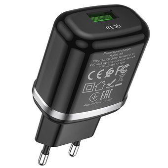  СЗУ HOCO N3 Special single port QC3.0 charger(EU), black 