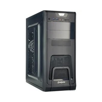  Корпус ExeGate CP-603 Black EX278390RUS ATX, CP350W, 80mm, 2xUSB+2xUSB3.0, Audio 