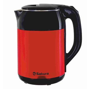  Чайник SAKURA SA-2168BR (1.8) черн/красн 