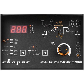  Сварочный аппарат Сварог TIG 200 P AC/DC Real (Е201В) Black 