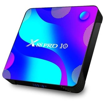  Android TV приставка X88 Pro 10 TVBOX RK3318 4G+64G BT+5G/DDR3 Android 10.0 