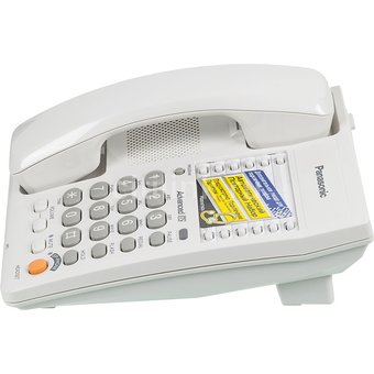  Телефон проводной Panasonic KX-TS2363RUW белый 