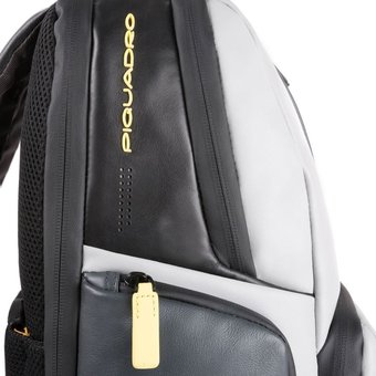  Рюкзак Piquadro Urban CA4550UB00BM/GRGR серый/желтый натур.кожа 