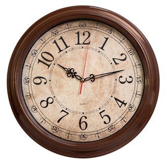  Часы настенные Бюрократ WallC-R77P D35см коричневый 