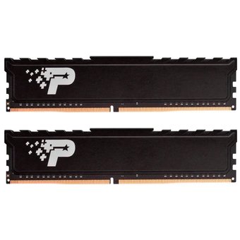  ОЗУ PATRIOT Signature (PSP432G2666KH1) (retail) DDR 4 DIMM 32Gb (16Gbx2) PC21300, 2666Mhz 