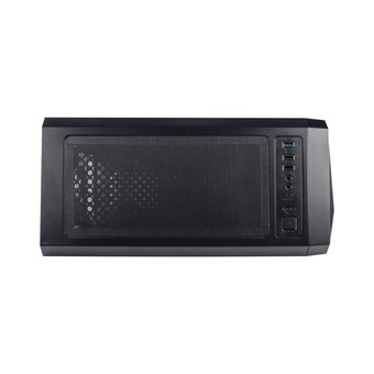  Корпус 1STPLAYER Firerose F4 (F4-3R1 )ATX, tempered glass side panels 3x 120mm LED fans inc. 