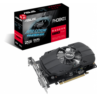  Видеокарта ASUS AMD Radeon RX 550 , PH-550-2G, 2ГБ, GDDR5, Ret 