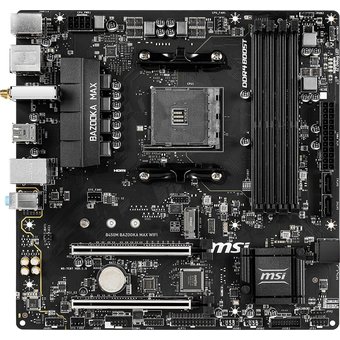  Материнская плата MSI B450M Bazooka MAX WiFi 