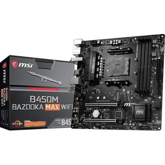  Материнская плата MSI B450M Bazooka MAX WiFi 
