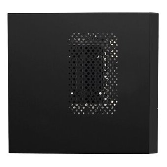  Корпус POWERMAN ME100BK (6117859) Desktop / SFF 2л, mini-ITX, twin mini-ATX, внешний БП 60W, GM-120 DC-ATX, USB3.0x2 + Audio, черный 