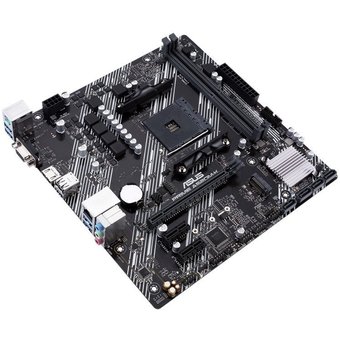  Материнская плата Asus PRIME A520M-K Soc-AM4 AMD A520 2xDDR4 mATX AC`97 8ch(7.1) GbLAN RAID+VGA+HDMI 