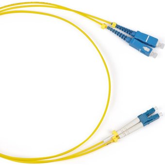  Патч-корд Hyperline FC-D2-9-FC/­UR-FC/­UR-H-10M-LSZH-YL SM 9/­125 (OS2), FC/­UPC-FC/­UPC, 2.0 мм, duplex, LSZH, 10 м 