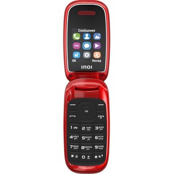  Мобильный телефон INOI 108R red 