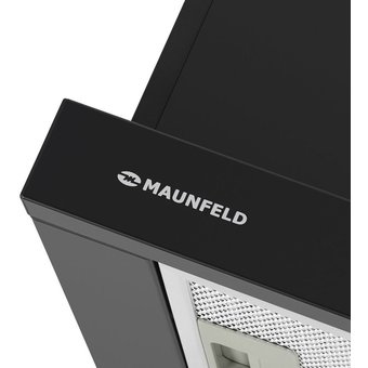  Вытяжка встраиваемая Maunfeld VS Light 50 черный упр. кулисные переключатели (1 мотор) 