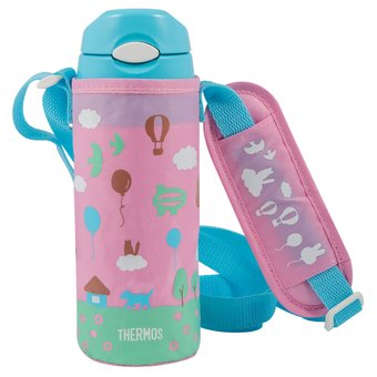  Термос Thermos FHL-401F LP 0.4л. розовый/голубой (320148) 