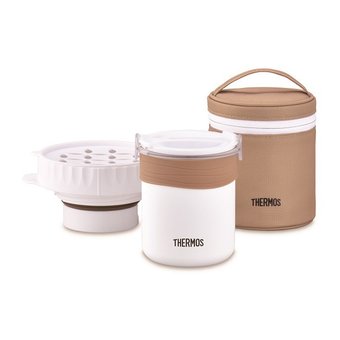  Термос Thermos JBS-360 0.36л. бежевый/белый (135223) 