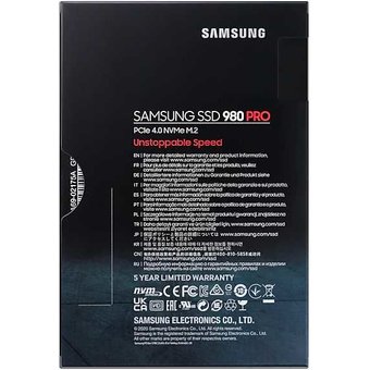  SSD Samsung PCI-E x4 250Gb MZ-V8P250BW 980 PRO M.2 2280 