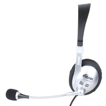  Гарнитура Ritmix RH-533USB Silver 