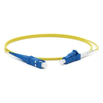  Патч-корд Hyperline FC-S2-9-LC/­UR-SC/­UR-H-1M-LSZH-YL SM 9/­125 (OS2), LC/­UPC-SC/­UPC, 2.0 мм, simplex, LSZH, 1 м 