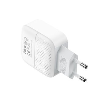  СЗУ Borofone BA46A Premium PD+QC3.0 charger (EU), white 
