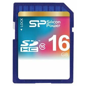  Карта памяти Silicon Power SP016GBSDH010V10 SD 16GB SDHC Class 10 