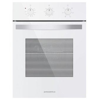  Духовой шкаф Maunfeld EOEC516W белый/серебристый 
