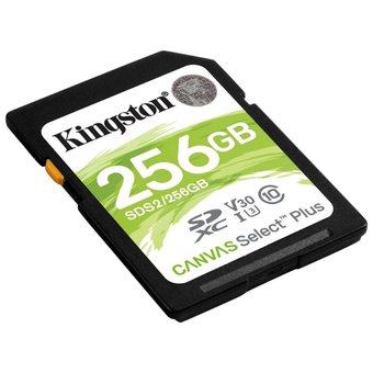  Карта памяти Kingston SDS2/256GB SDHC Canvas Select Plus 256GB UHS-I Class U3 V30 