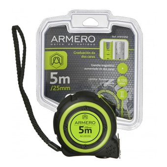  Рулетка ARMERO A101/252 с двумя фиксаторами 5м*25мм 