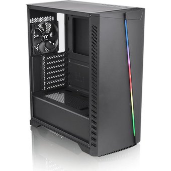  Корпус Thermaltake H350 TG RGB черный без БП ATX 5x120mm 4x140mm 1x200mm 2xUSB2.0 1xUSB3.0 audio bott PSU 