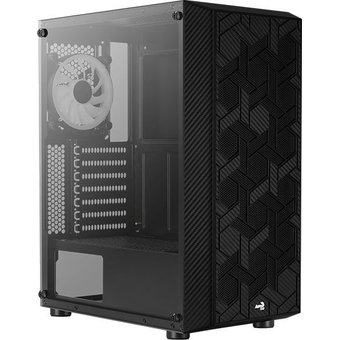  Корпус Aerocool Hive-G-BK-v2 черный без БП ATX 4x120mm 2x140mm 1xUSB2.0 2xUSB3.0 audio bott PSU 