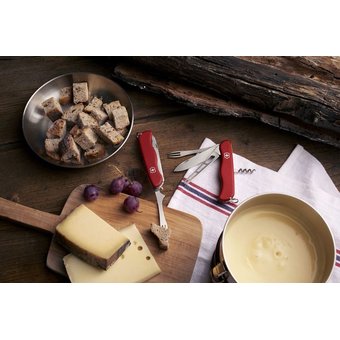  Нож перочинный Victorinox Cheese Master (0.8313.W) 111мм 8функций красный 