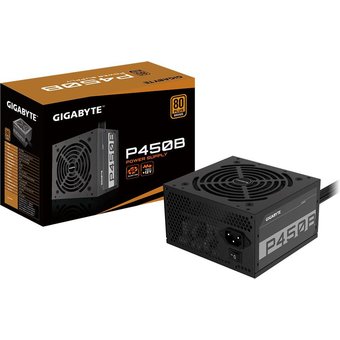  Блок питания Gigabyte ATX 450W GP-P450B 80+ bronze (24+4+4pin) APFC 120mm fan 6xSATA RTL 